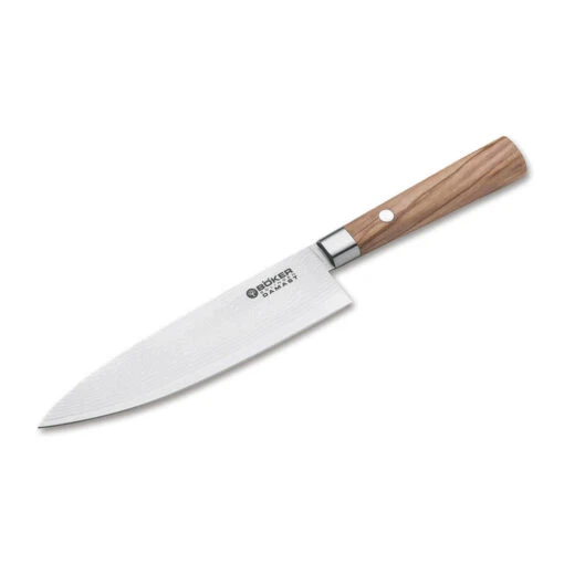 Couteau Chef Damas Manche Olive | Böker Cuisine