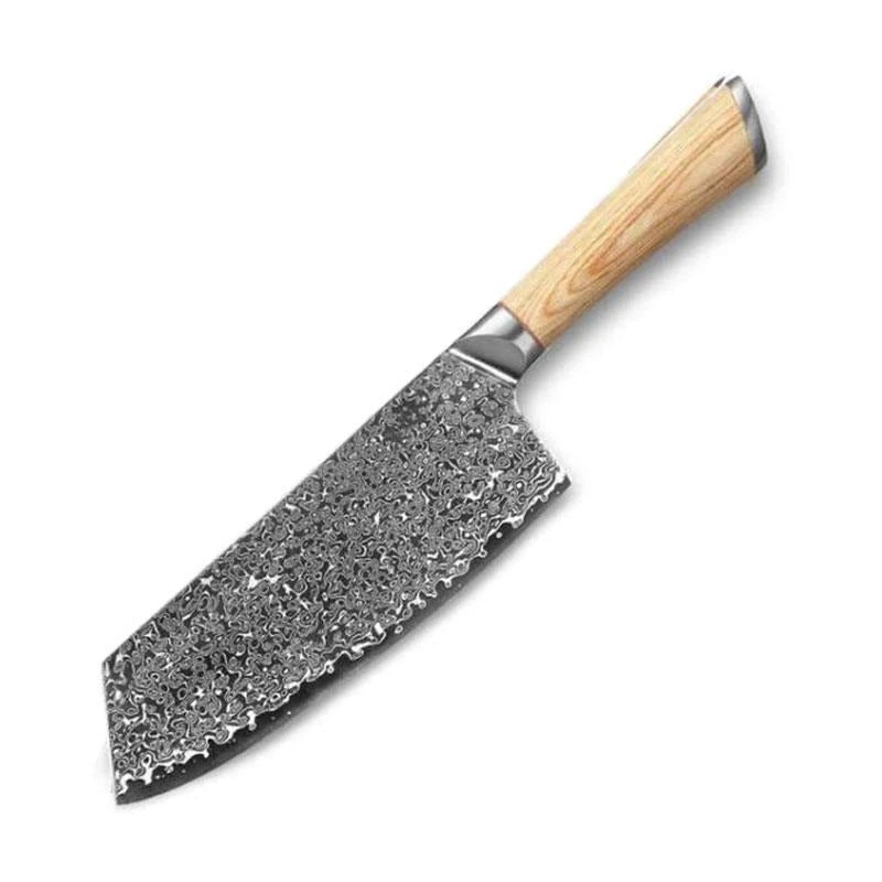 Couteau Cleaver En Damas De 195mm | Kyokuto