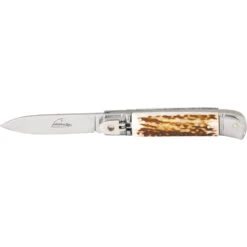 Couteau Automatique Auto Folder Bois De Cerf Manche Bois De Cerf Consorzio