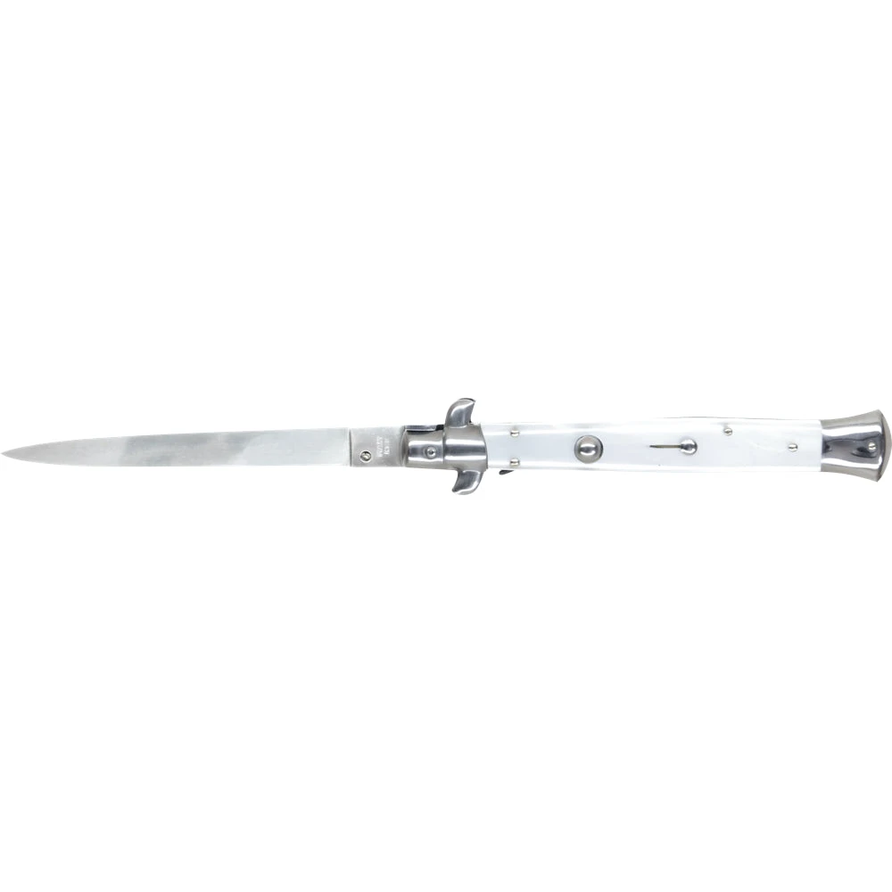 Couteau Automatique Auto Stilleto Nacre Manche Synthétique Consorzio – Image 5