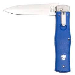 Couteau Automatique Predator Bleu Manche Synthétique Mikov