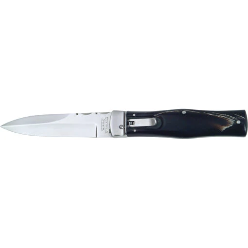 Couteau Automatique Predator Manche Corne Mikov