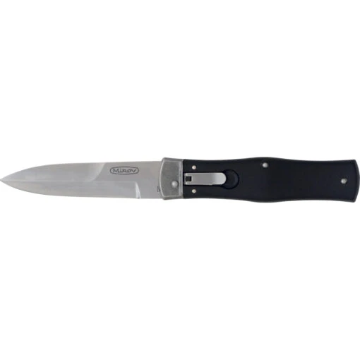 Couteau Automatique Predator Stonewash  Clip Manche Synthétique Mikov