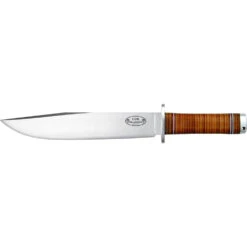 Couteau Bowie NL1 Thor Manche Cuir Fallkniven