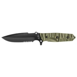 Couteau De Chasse Maraudeur Mixte G10 Toxifié Kaki Manche G10 Toxifié TBOUTDOOR