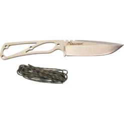 Couteau De Chasse Skelet Woodland Camo Manche Paracorde Wildsteer