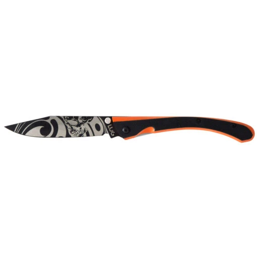 Couteau De Poche C63 Bad Boy Noir/Orange Manche G10/Acier Lug