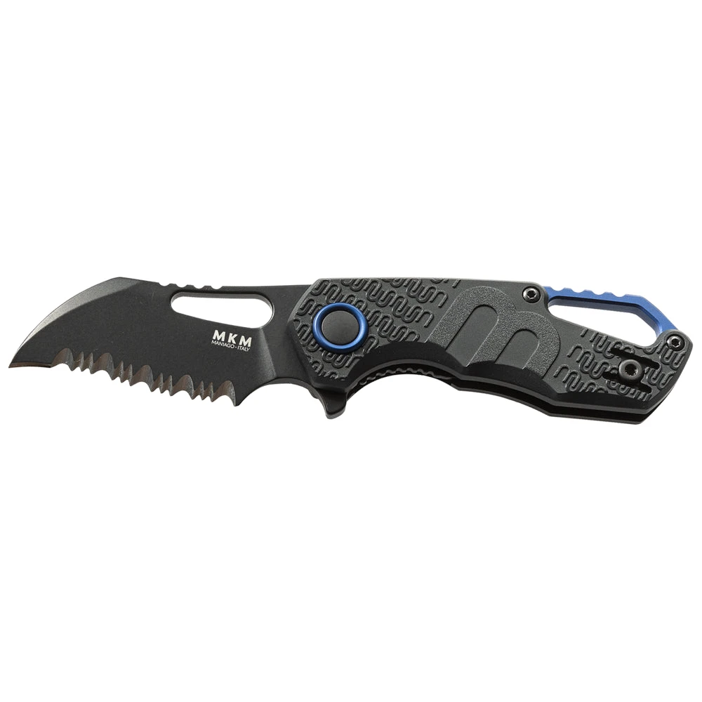 Couteau De Poche Isonzo Noir/Bleu Karambit Manche FRN MKM
