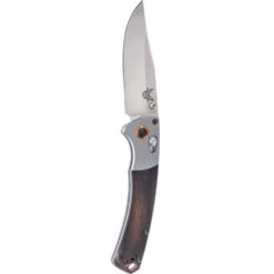 Couteau De Poche Mini Crooked River Manche Bois Stabilisé Benchmade