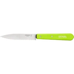 Couteau D'office Cranté N°113 Pomme Manche Bois De Charme Opinel