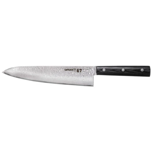 Couteau D'office DAMASCUS 67 Manche Micarta Samura