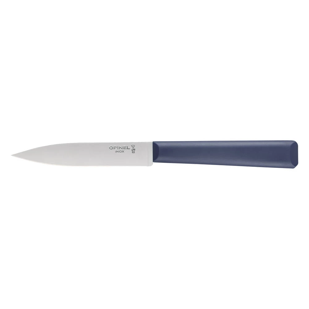 Couteau D'office N°312 Bleu Lame 100mm Manche Polymère Opinel