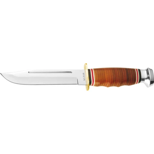 Dague Marine Hunter Manche Cuir Kabar