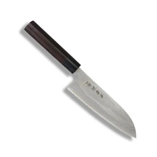 Santoku 165mm Blue Steel "Zen-Bokashi" | Kane Tsune
