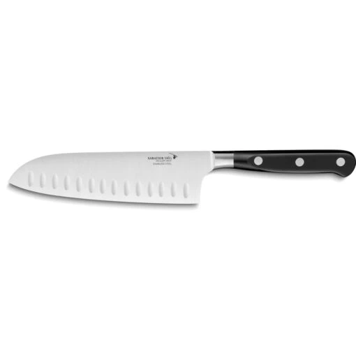 Santoku Idéale Sabatier DEG Alvéolé Manche ABS Deglon